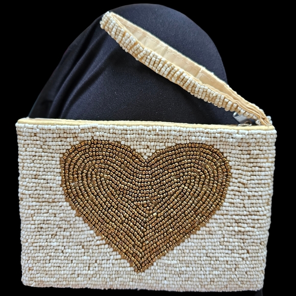 Hand Beaded Wristlet Wallet - Picture 2 of 6